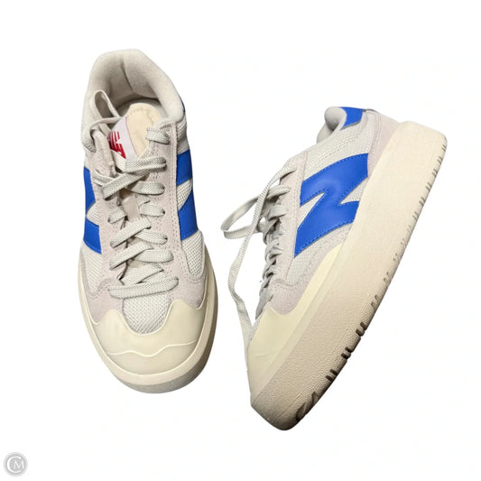 Shoes Sneakers By New Balance In Blue & Cream, Size: 7.5