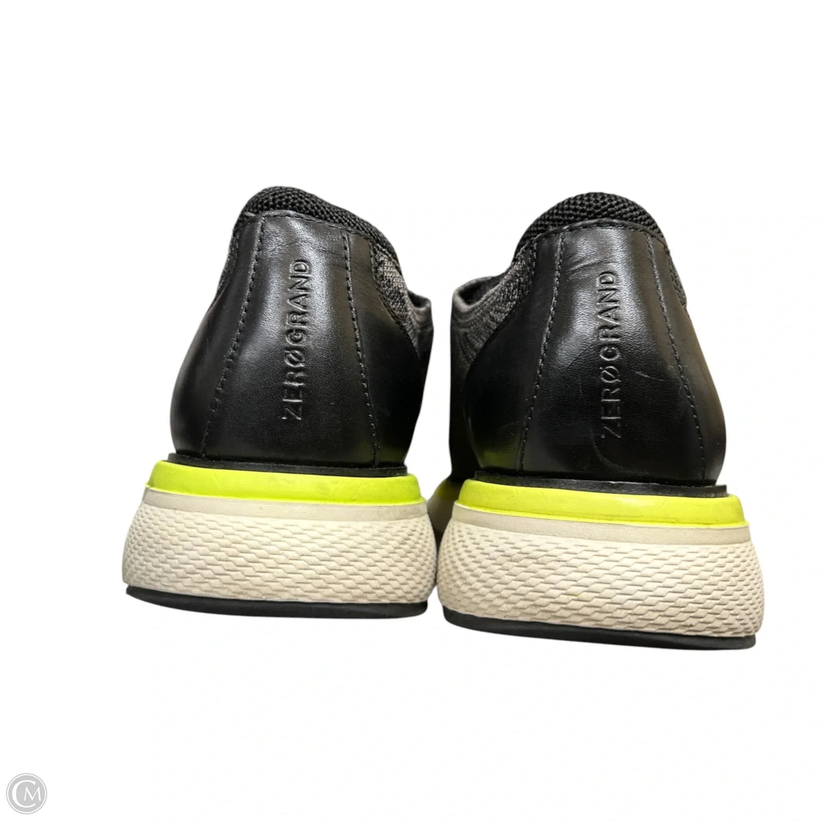 Shoes Athletic By Zero Gravity In Grey & Yellow, Size: 9.5