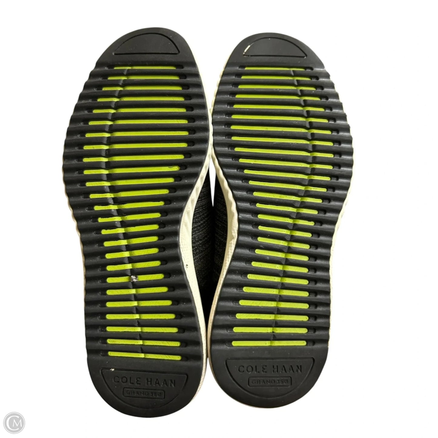 Shoes Athletic By Zero Gravity In Grey & Yellow, Size: 9.5