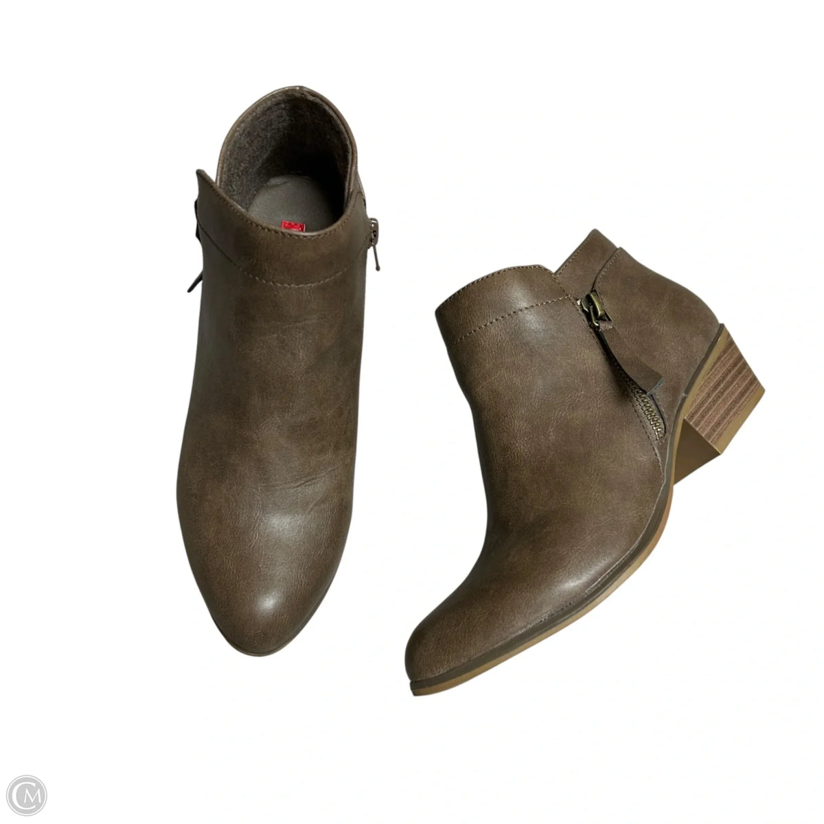 Boots Ankle Heels By Union Bay In Brown, Size: 6