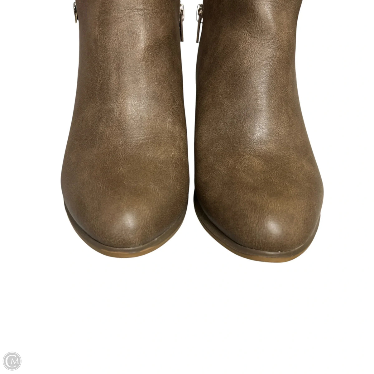 Boots Ankle Heels By Union Bay In Brown, Size: 6
