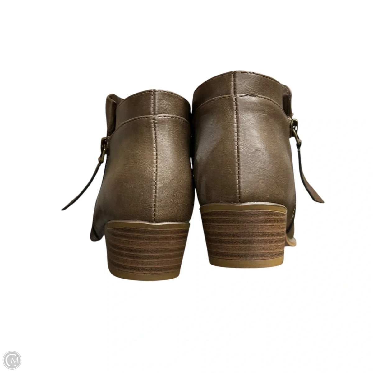 Boots Ankle Heels By Union Bay In Brown, Size: 6