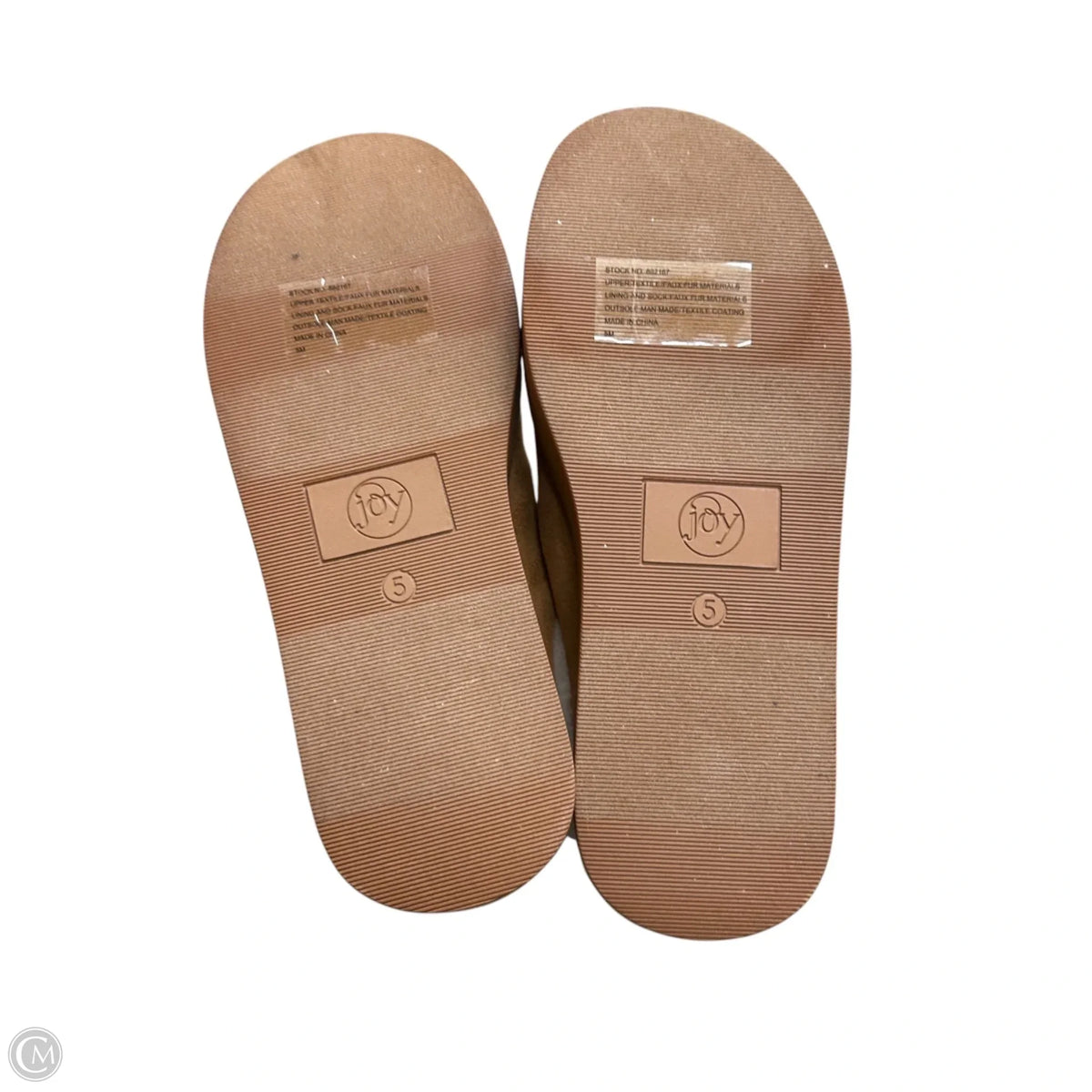 Shoes Flats By Joy Joy In Brown, Size: 5