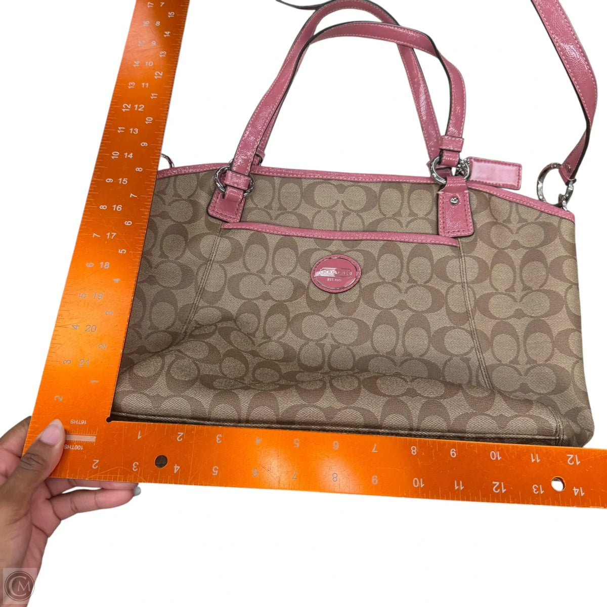 Handbag Designer By Coach, Size: Large