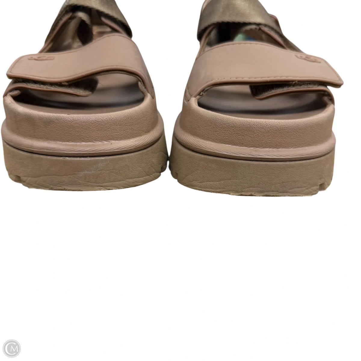 Sandals Designer By Ugg In Brown, Size: 9