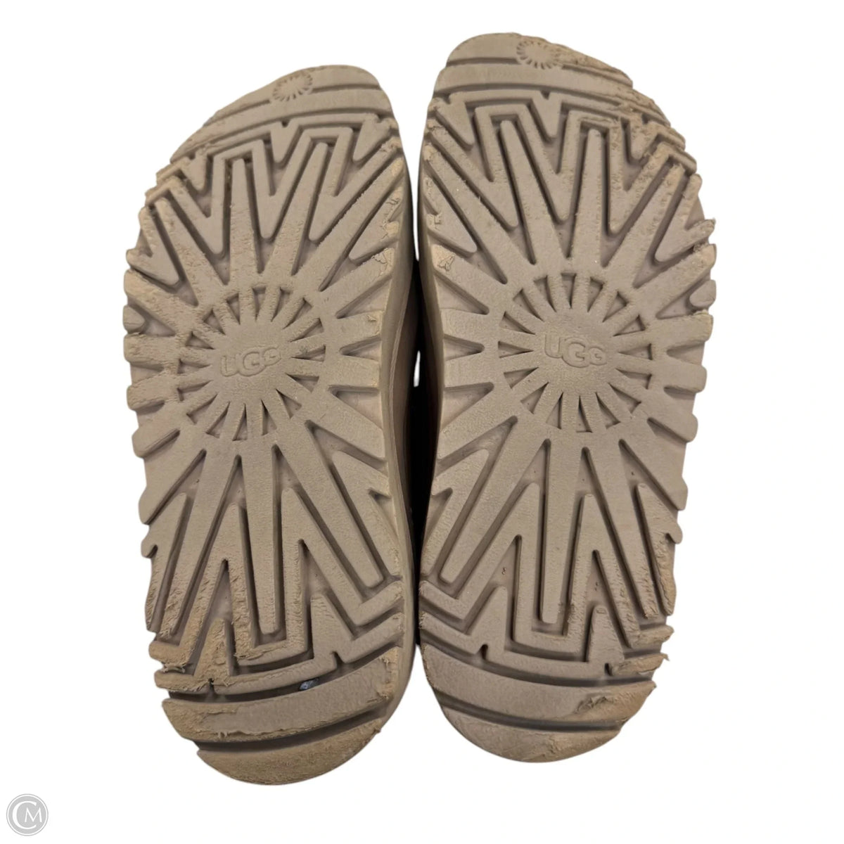 Sandals Designer By Ugg In Brown, Size: 9