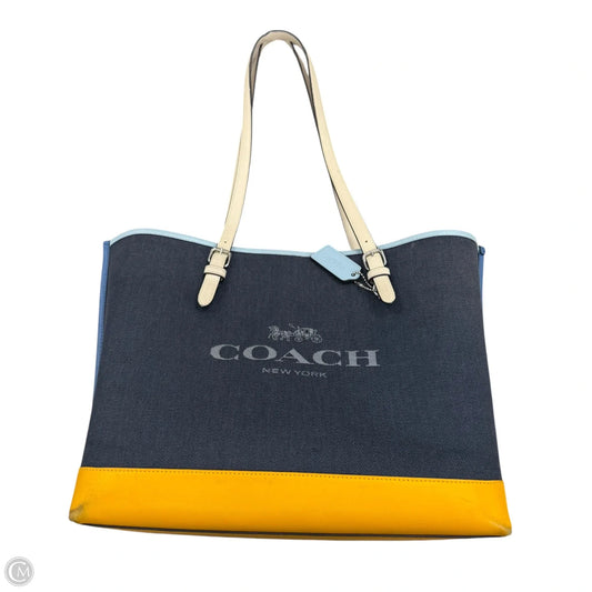 Handbag Designer By Coach, Size: Large