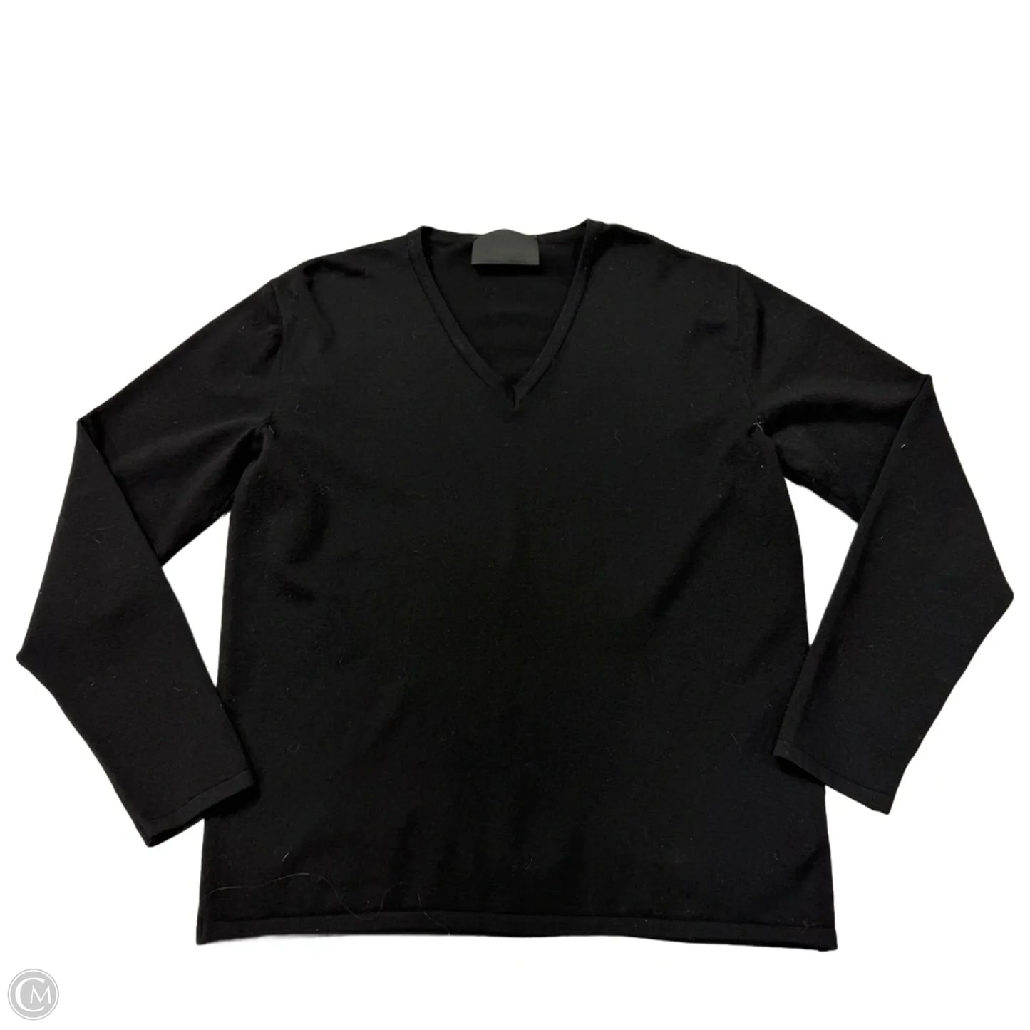 Top Long Sleeve Luxury Designer By Prada In Black, Size: L