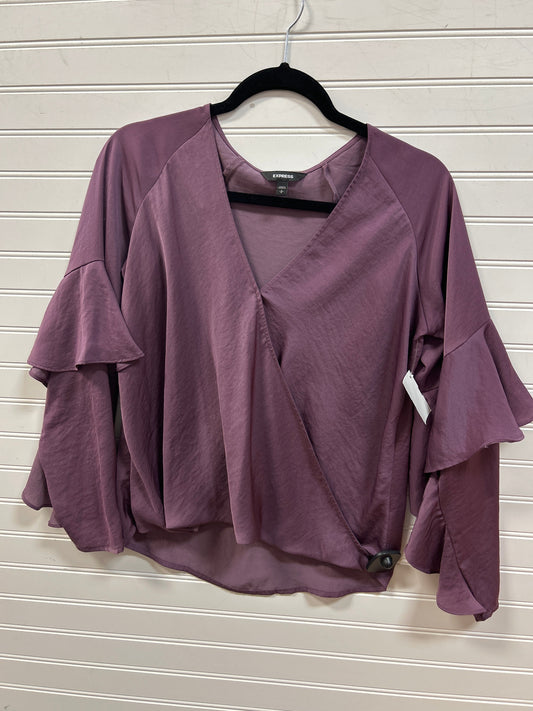Top Ls By Express In Purple, Size:S