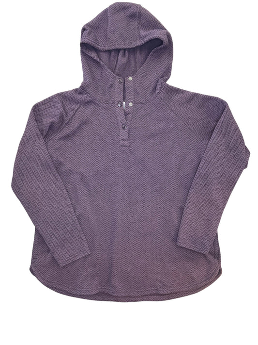Athletic Top Ls Hoodie By Columbia In Purple, Size:2X