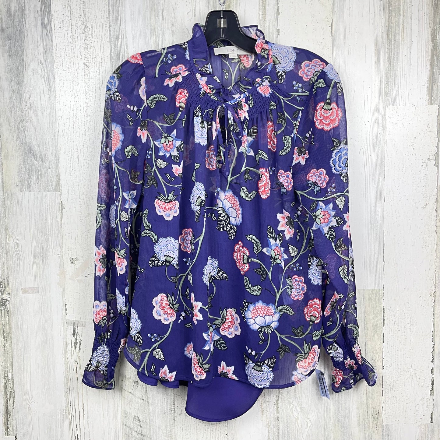 Blouse Long Sleeve By Loft  Size: S