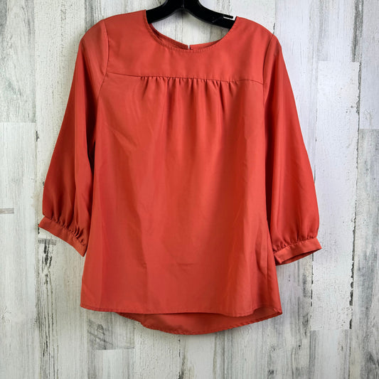 Top 3/4 Sleeve By Bcbg O In Orange, Size: S