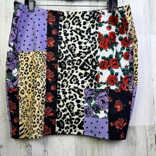 Multi-colored Skirt Mini & Short Shein, Size 22