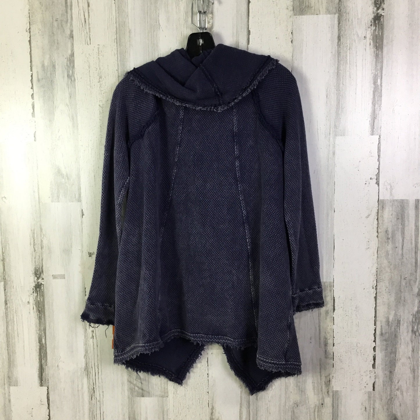 Sweater Cardigan By Free People In Blue, Size: Xs