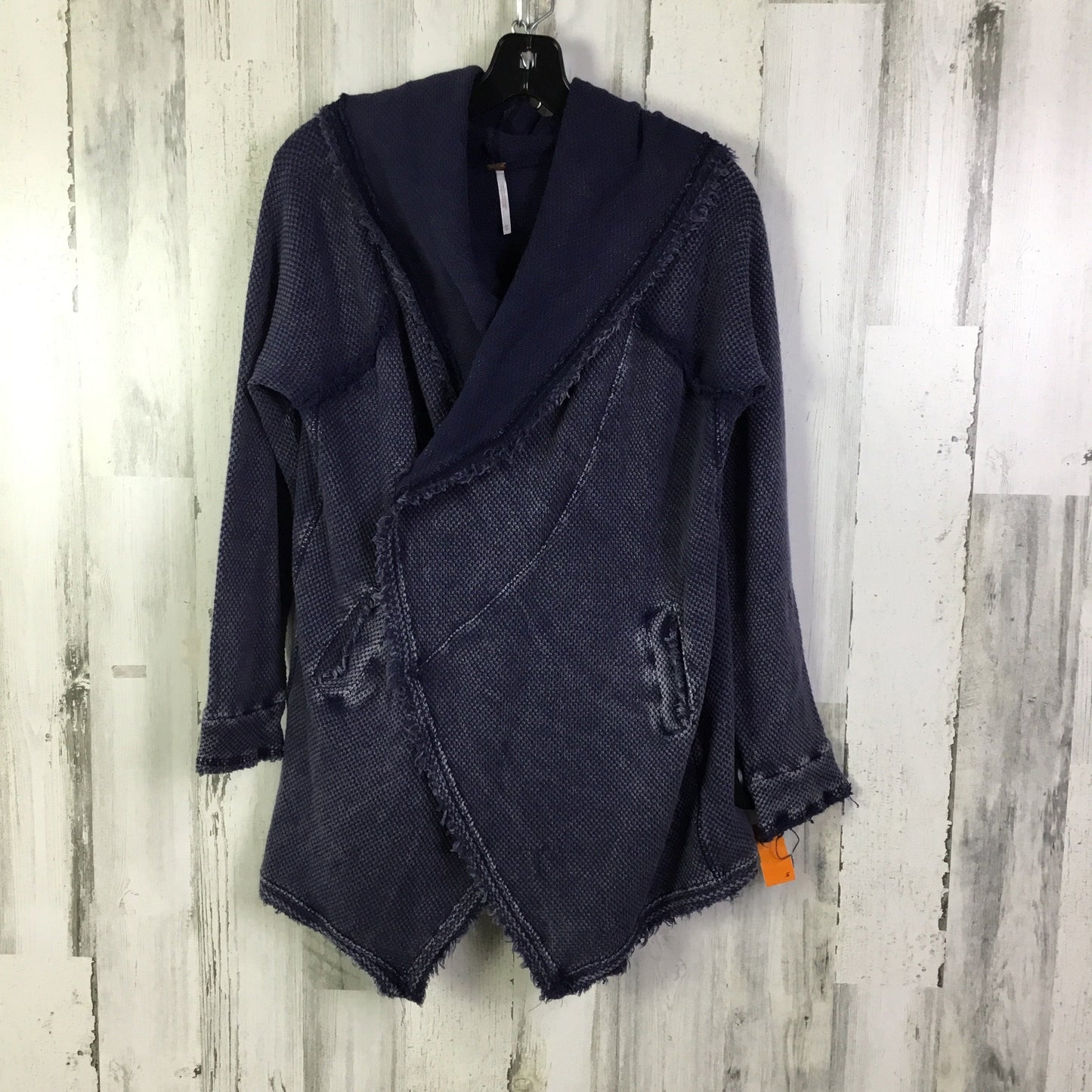 Sweater Cardigan By Free People In Blue, Size: Xs