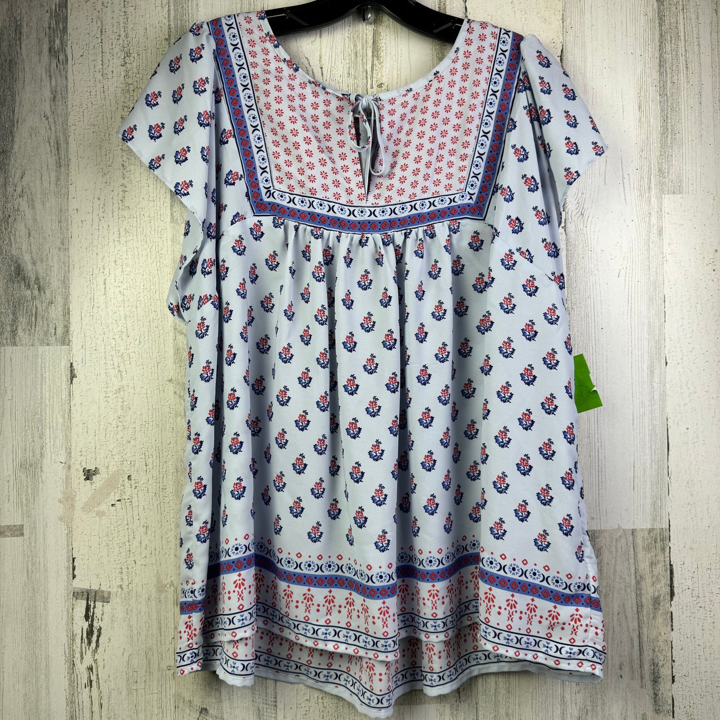 Blouse Short Sleeve By Gap  Size: L