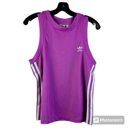 Purple Athletic Tank Top Adidas, Size L