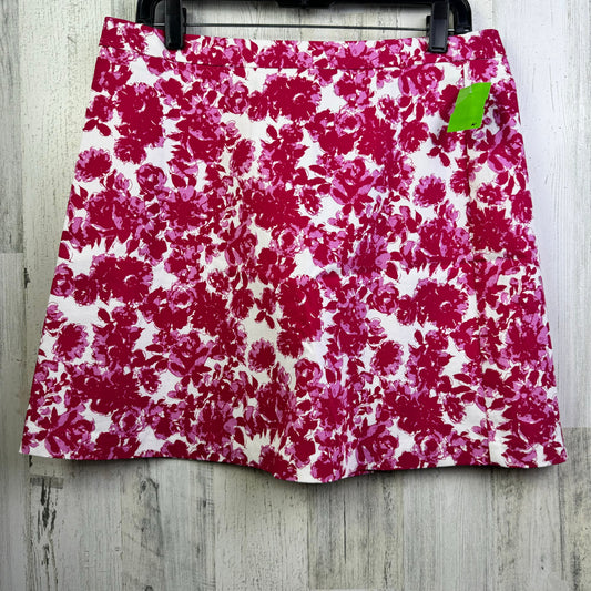 Pink & White Skirt Mini & Short margaret m, Size 14