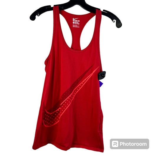 Red Athletic Tank Top Nike Apparel, Size S