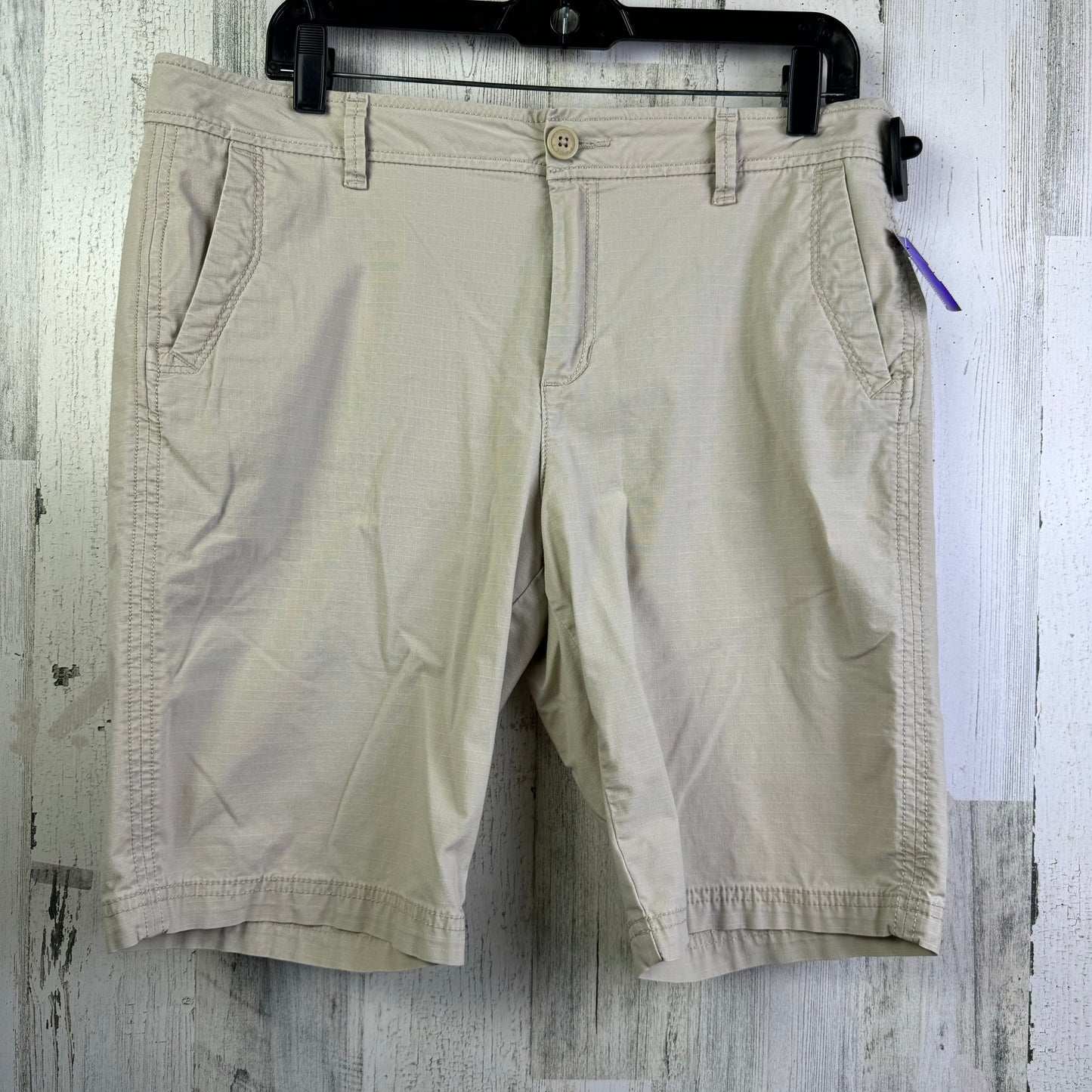 Tan Shortalls Eddie Bauer, Size 10