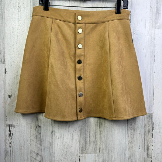 Tan Skirt Mini & Short fuinloth, Size 14