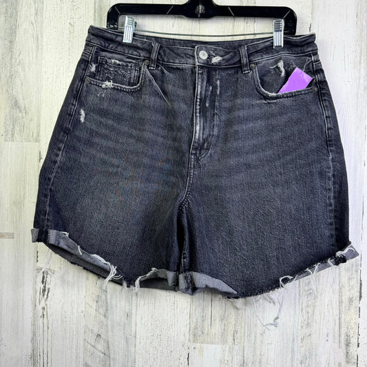 Black Denim Shorts American Eagle, Size 14