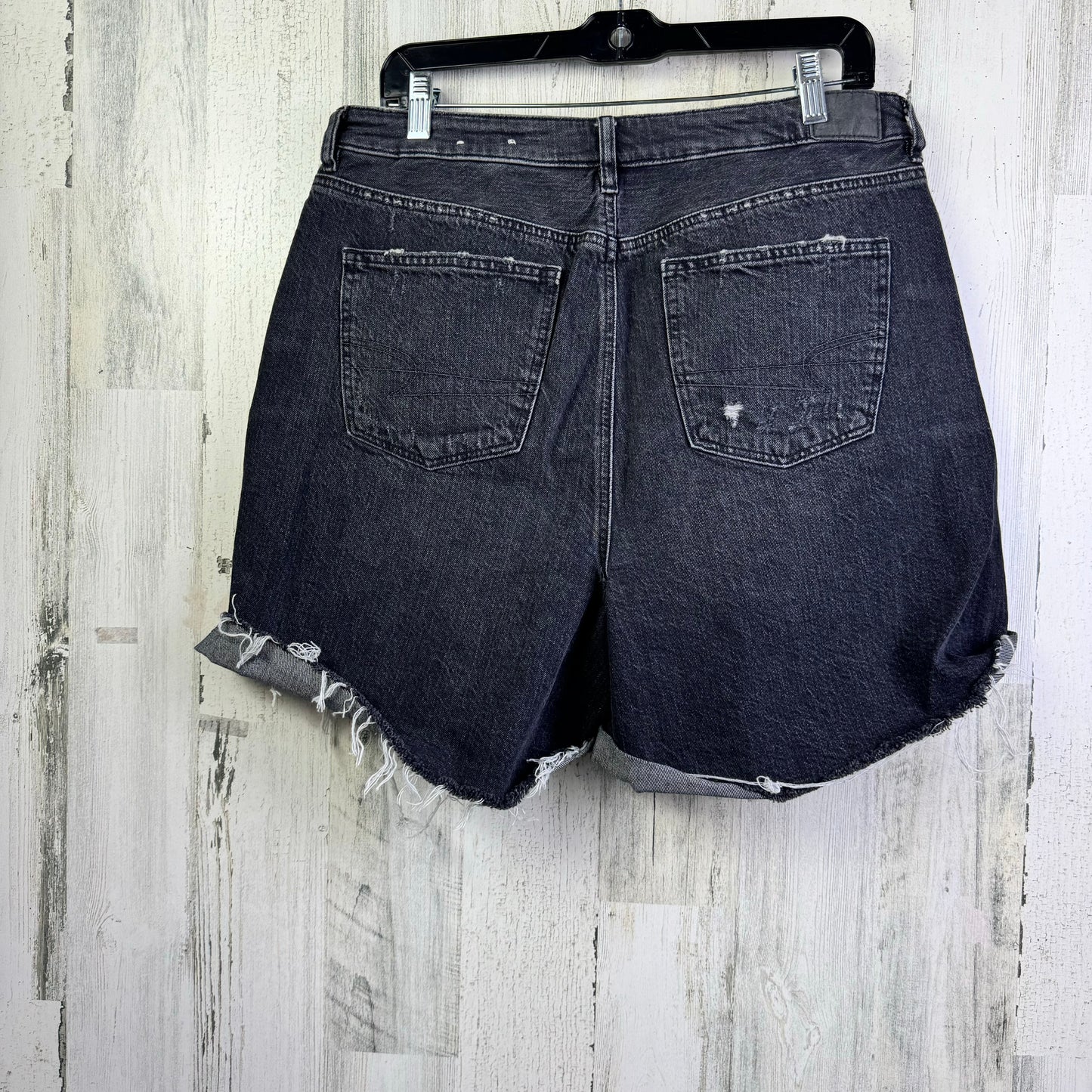 Black Denim Shorts American Eagle, Size 14