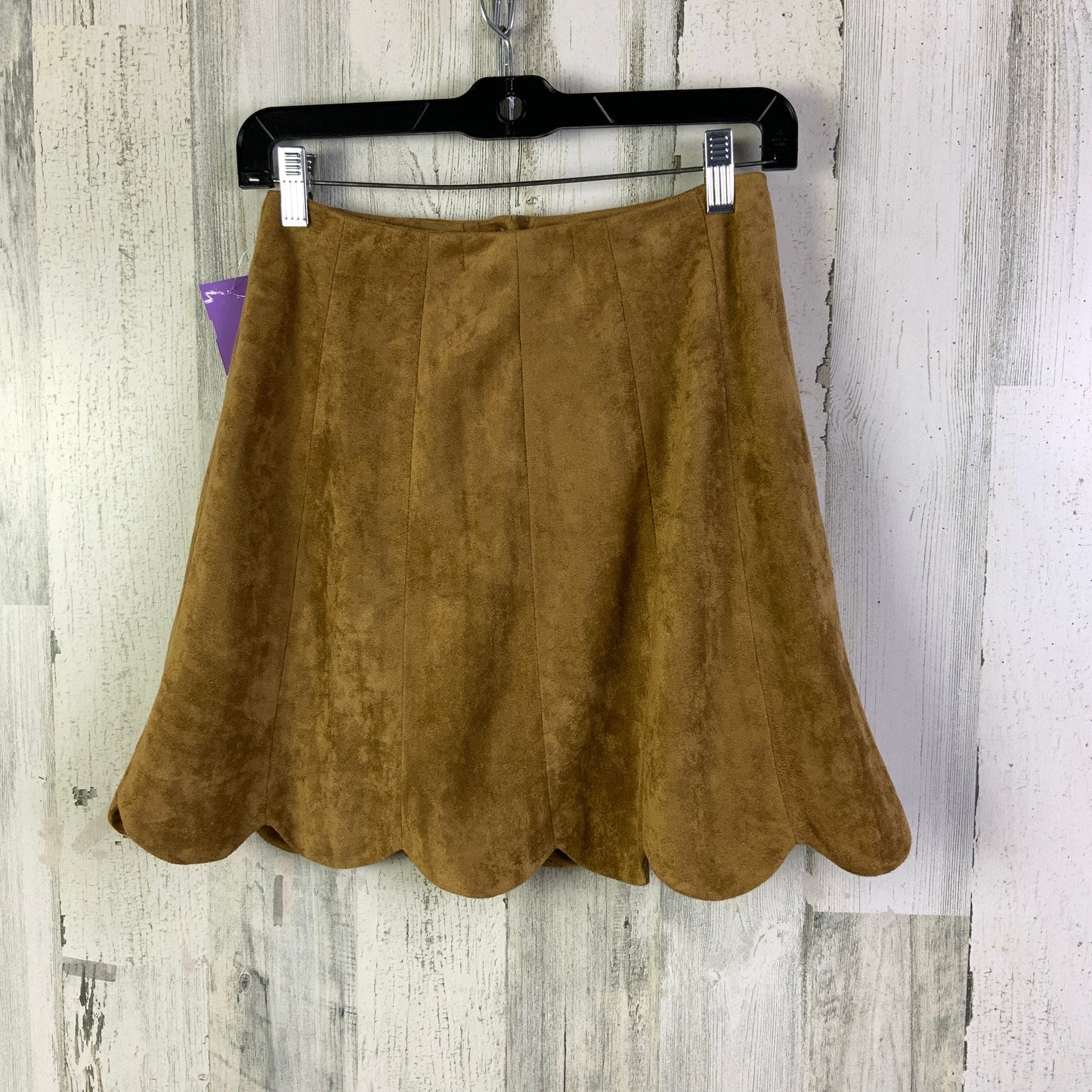 Skirt Mini & Short By Impeccable Pig In Brown, Size: 6