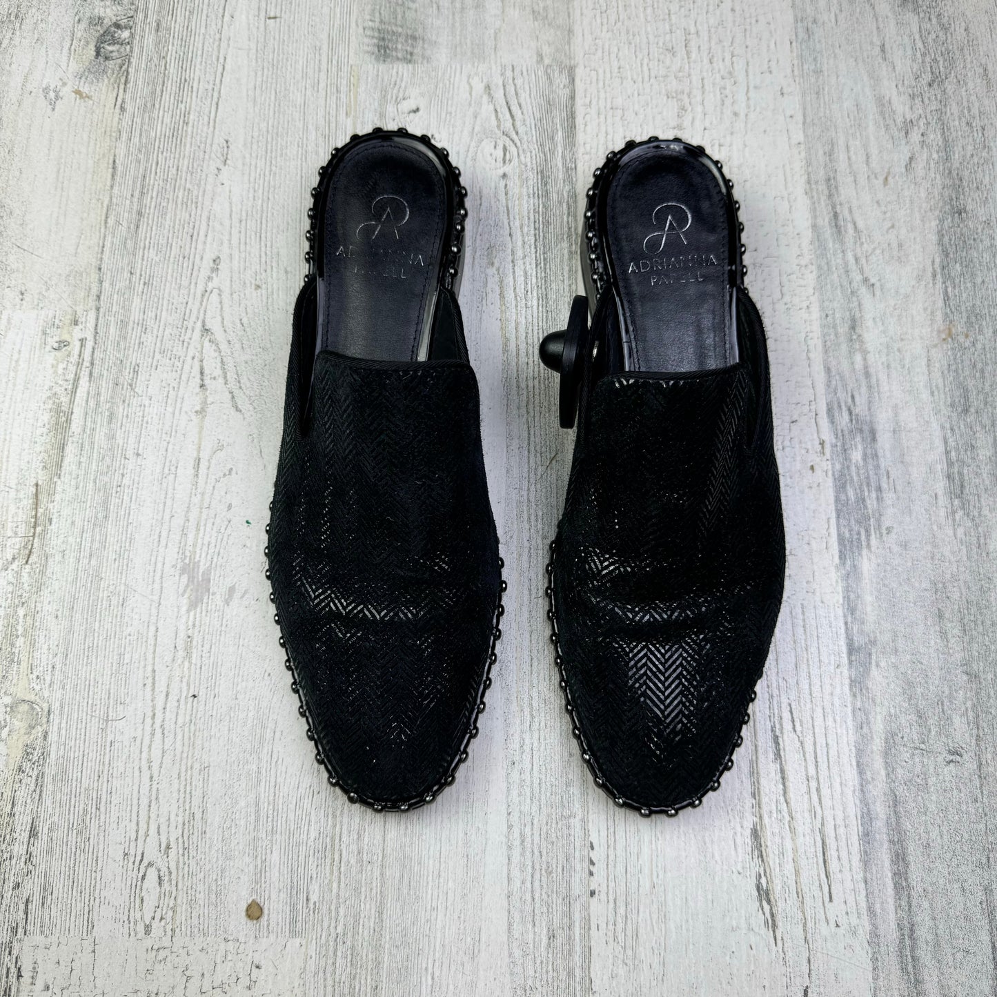Black Shoes Flats Adrianna Papell, Size 8