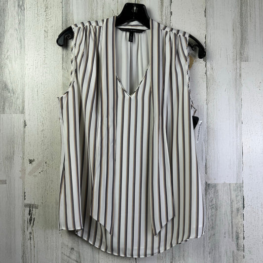 White Blouse Sleeveless White House Black Market, Size S