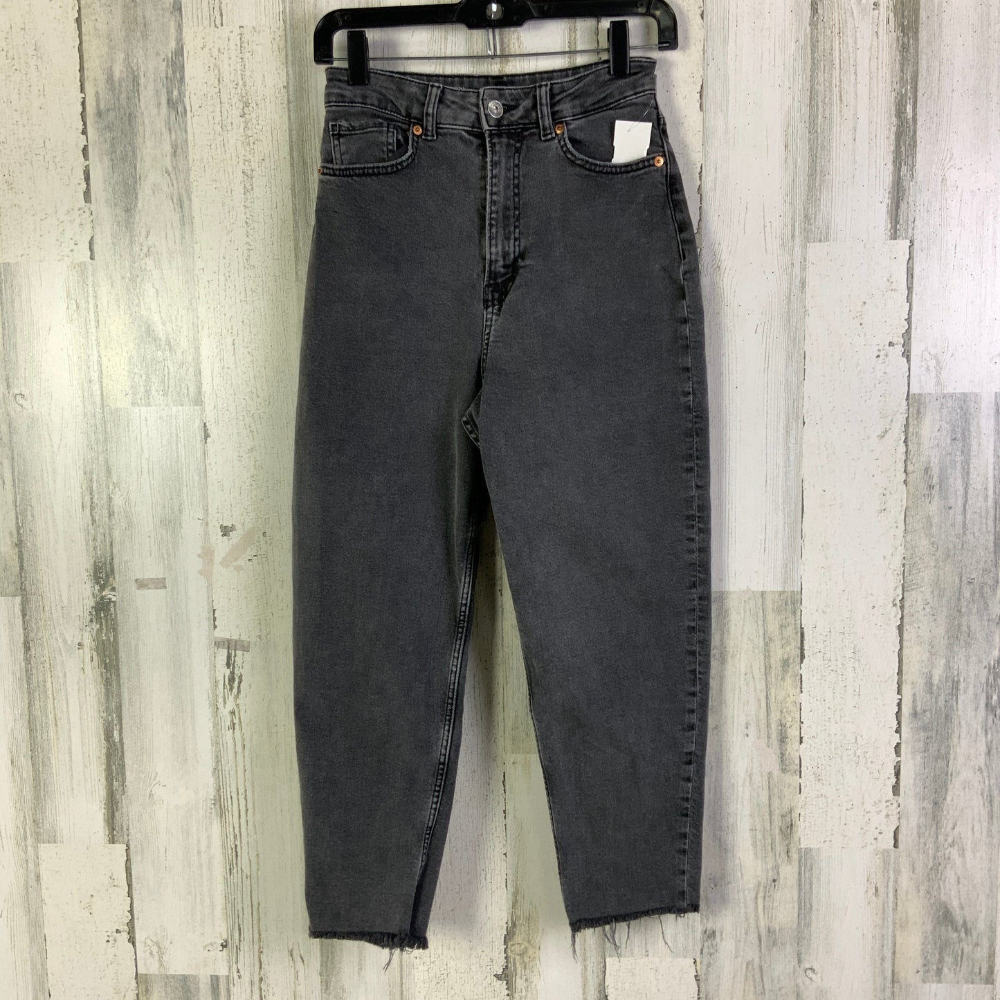 Jeans Boyfriend By Express In Grey Denim, Size: 4