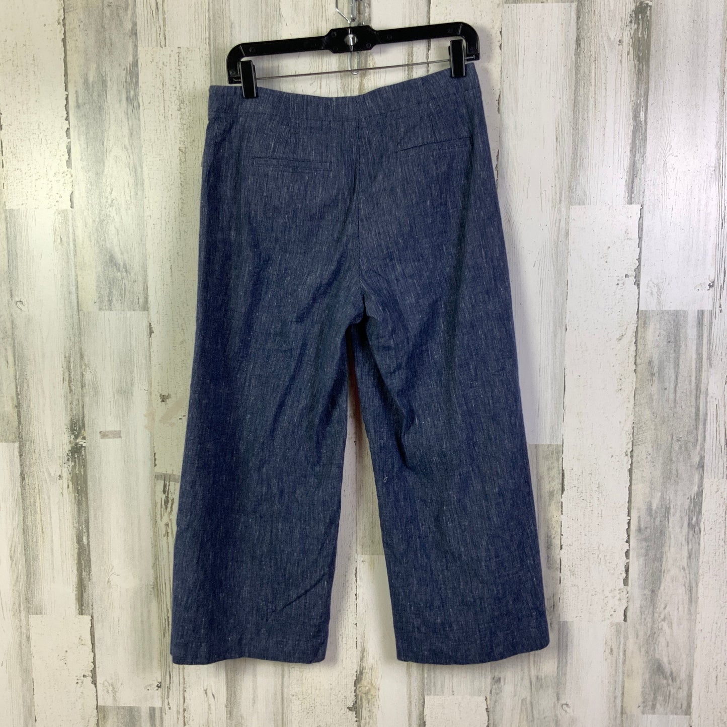 Pants Linen By Ann Taylor In Blue, Size: 4