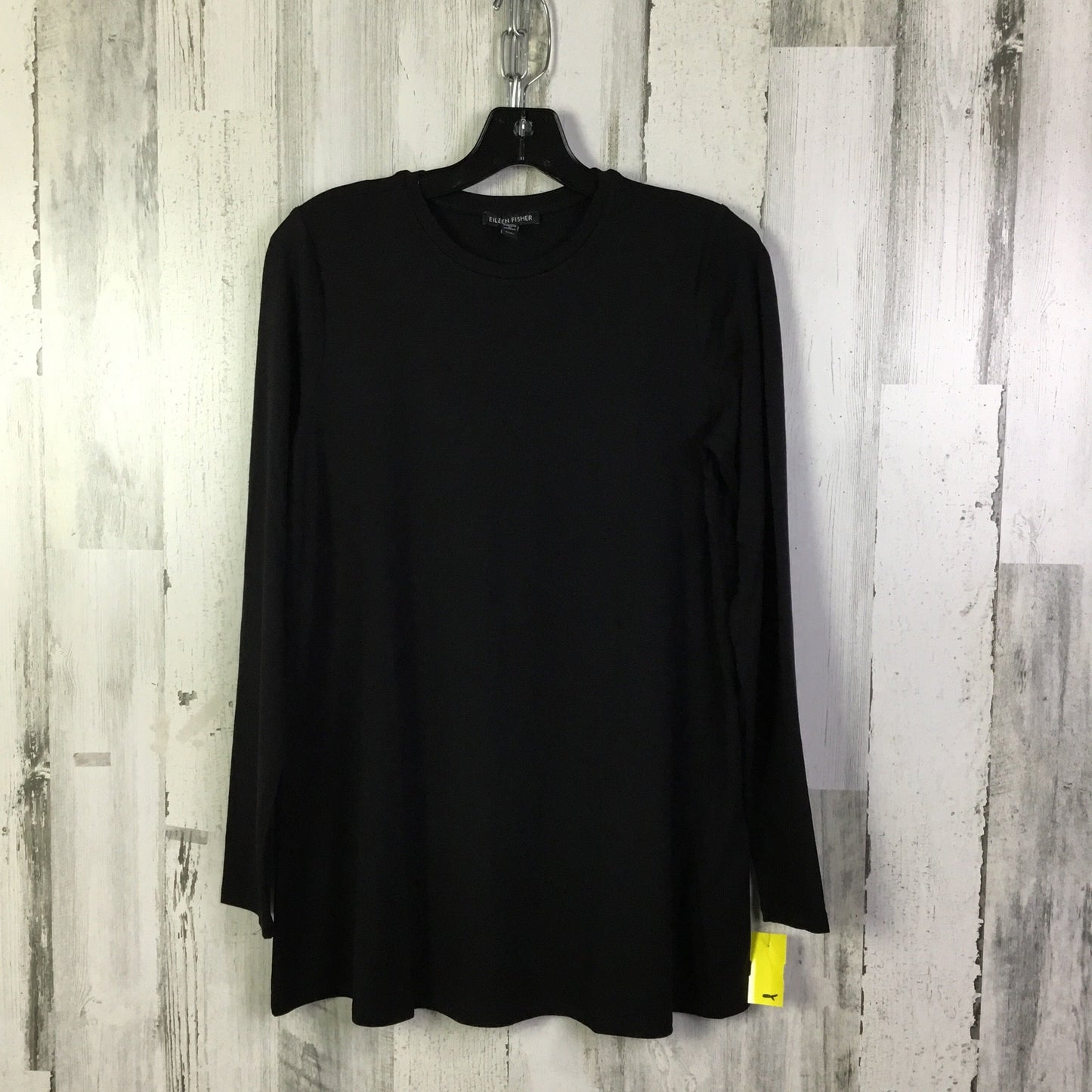 Tunic Long Sleeve By Eileen Fisher In Black, Size: Xs