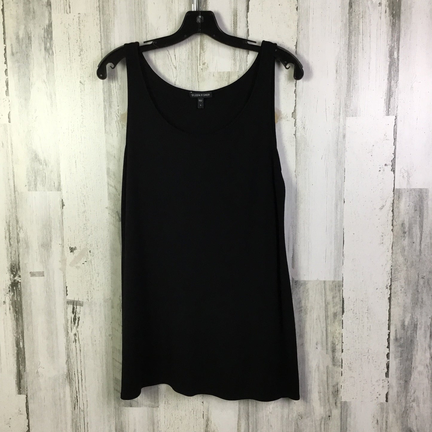 Top Sleeveless Basic By Eileen Fisher In Black, Size: S