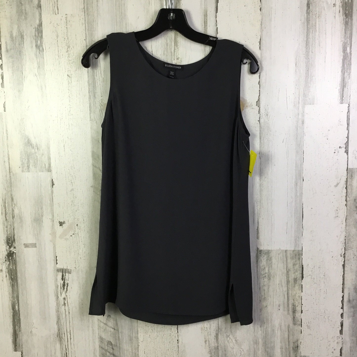 Top Sleeveless Basic By Eileen Fisher In Grey, Size: L