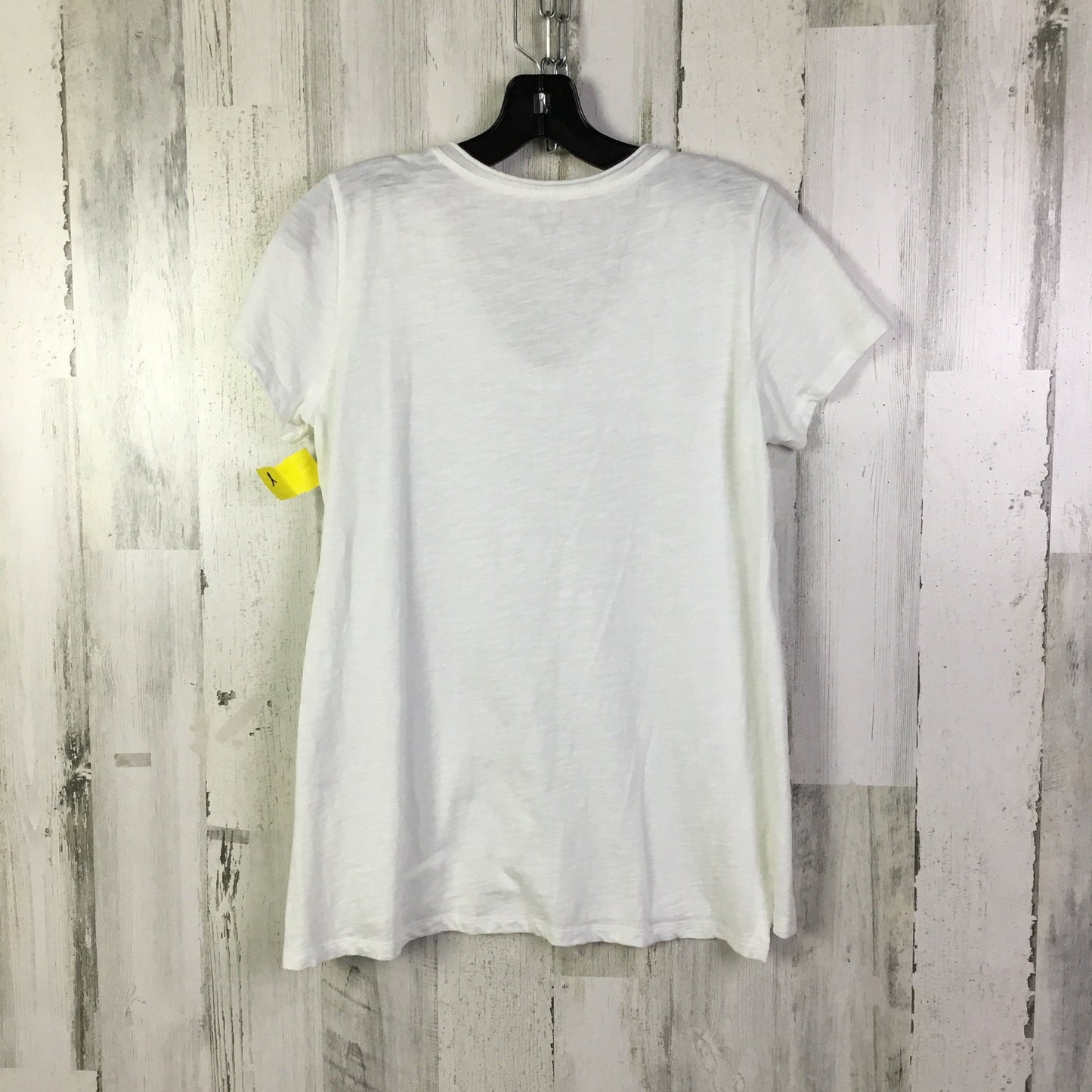 Top Short Sleeve Basic By Eileen Fisher In White, Size: Xs