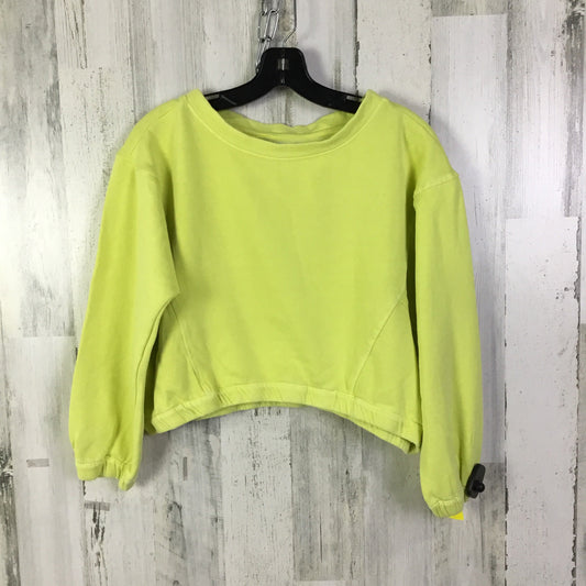 Sweatshirt Crewneck By Anthropologie In Yellow, Size: Xxs