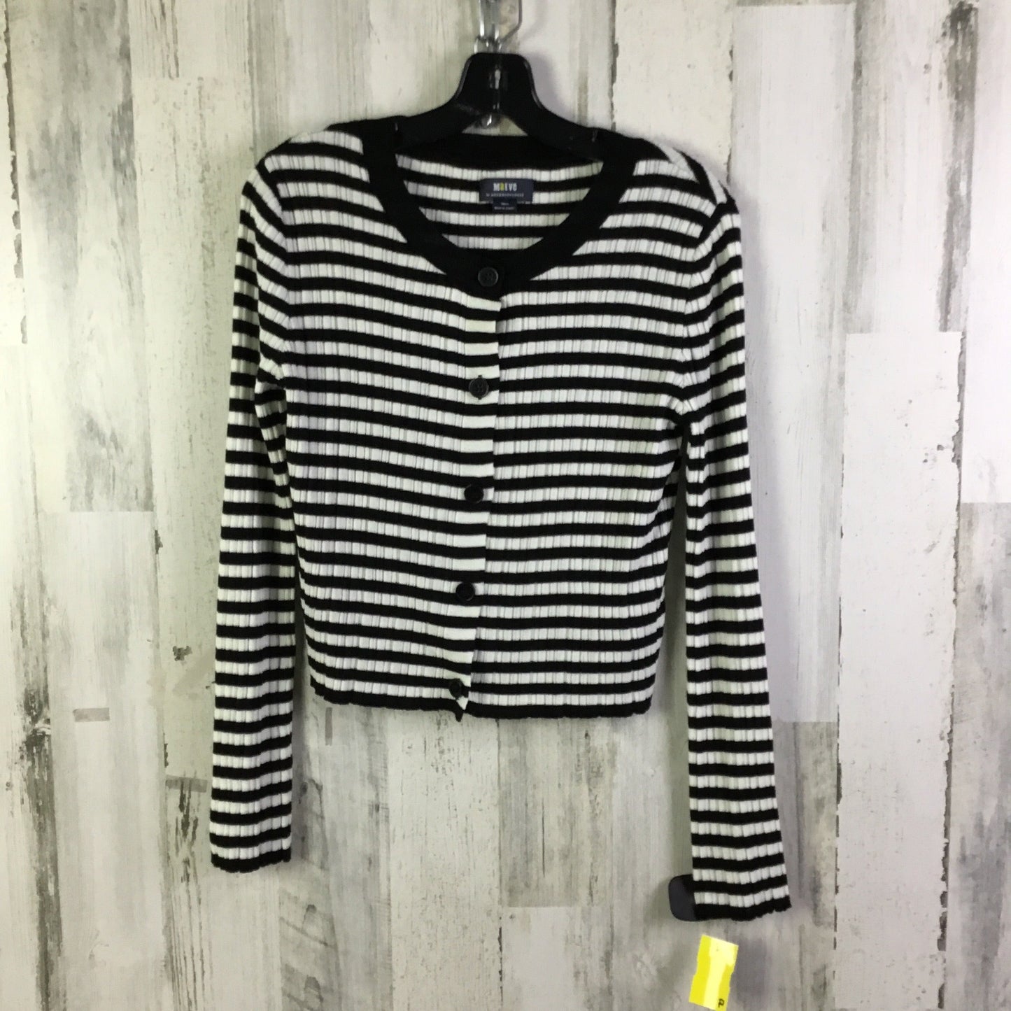 Cardigan By Maeve In Black & White, Size: S