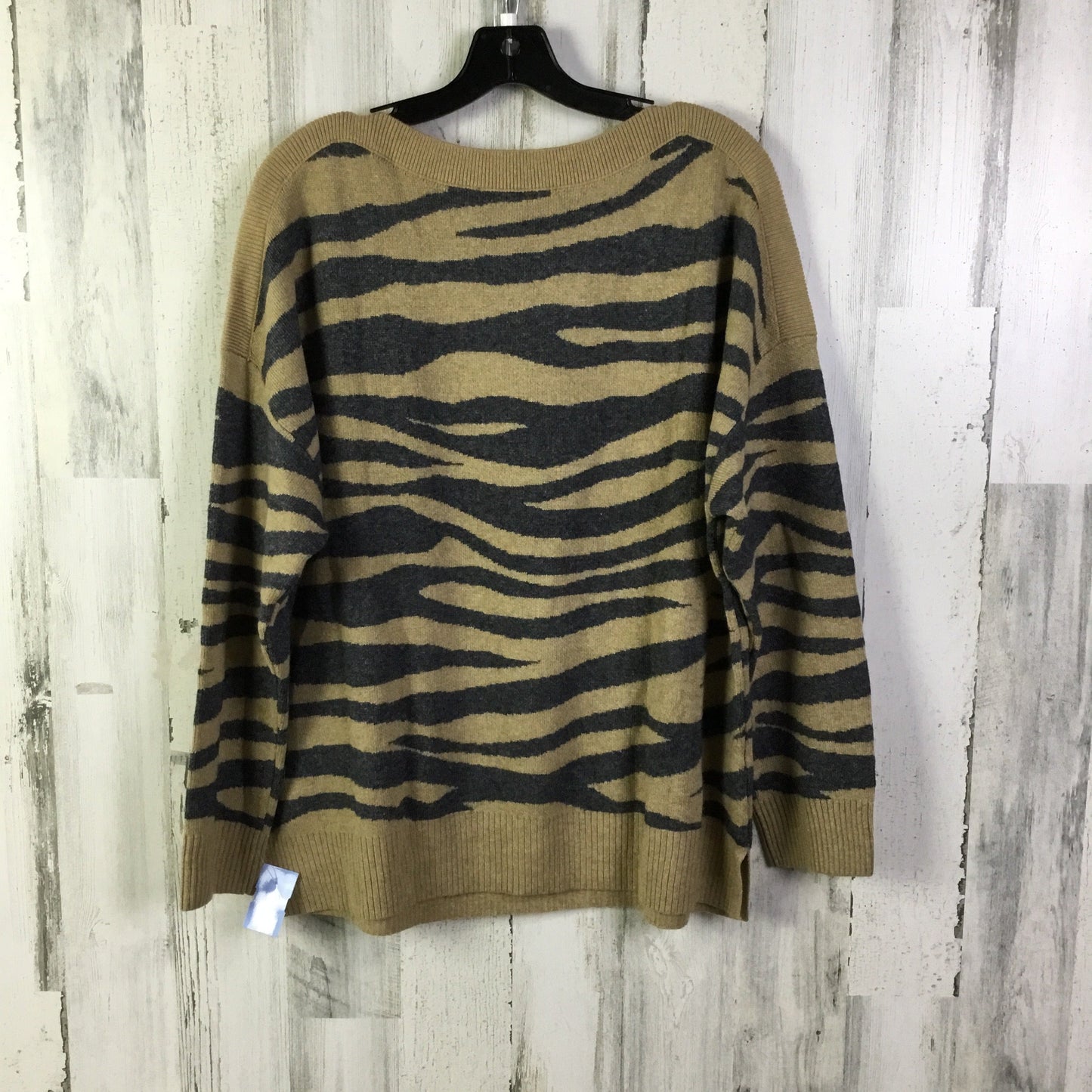 Sweater By Loft In Animal Print, Size: Xl