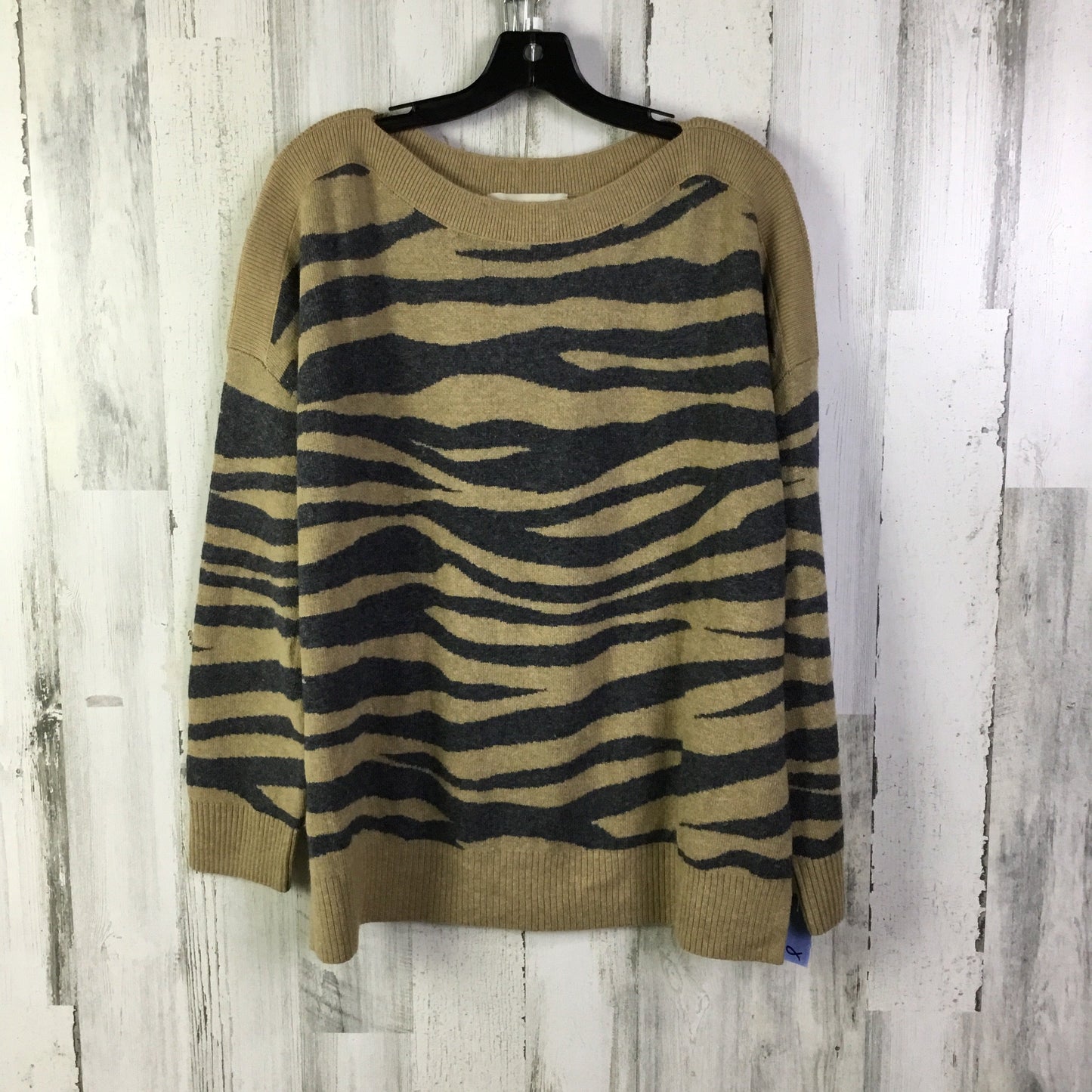 Sweater By Loft In Animal Print, Size: Xl