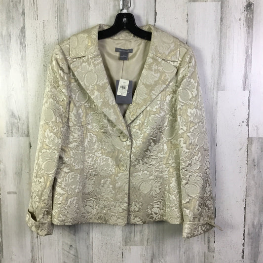 Blazer By Ann Taylor In Gold, Size: L