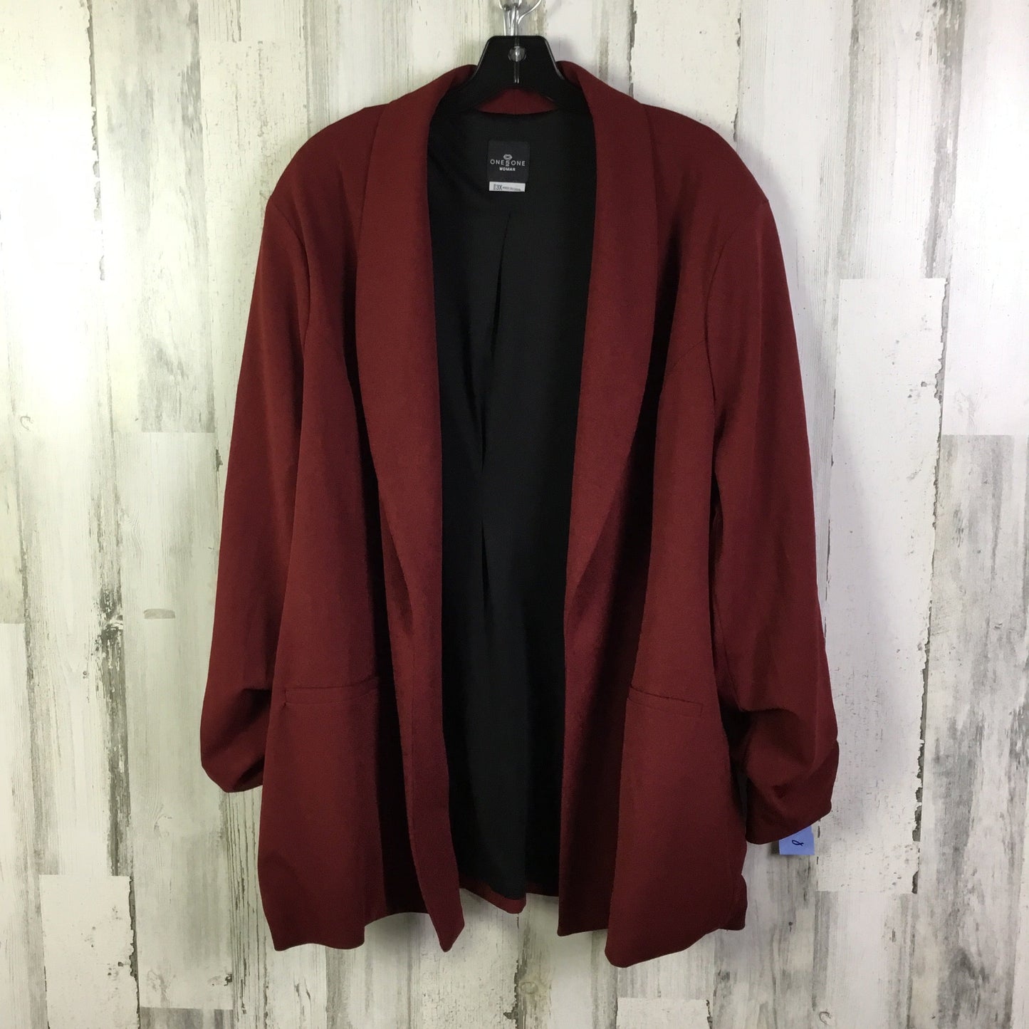 Blazer By One 5 One In Red, Size: 3x