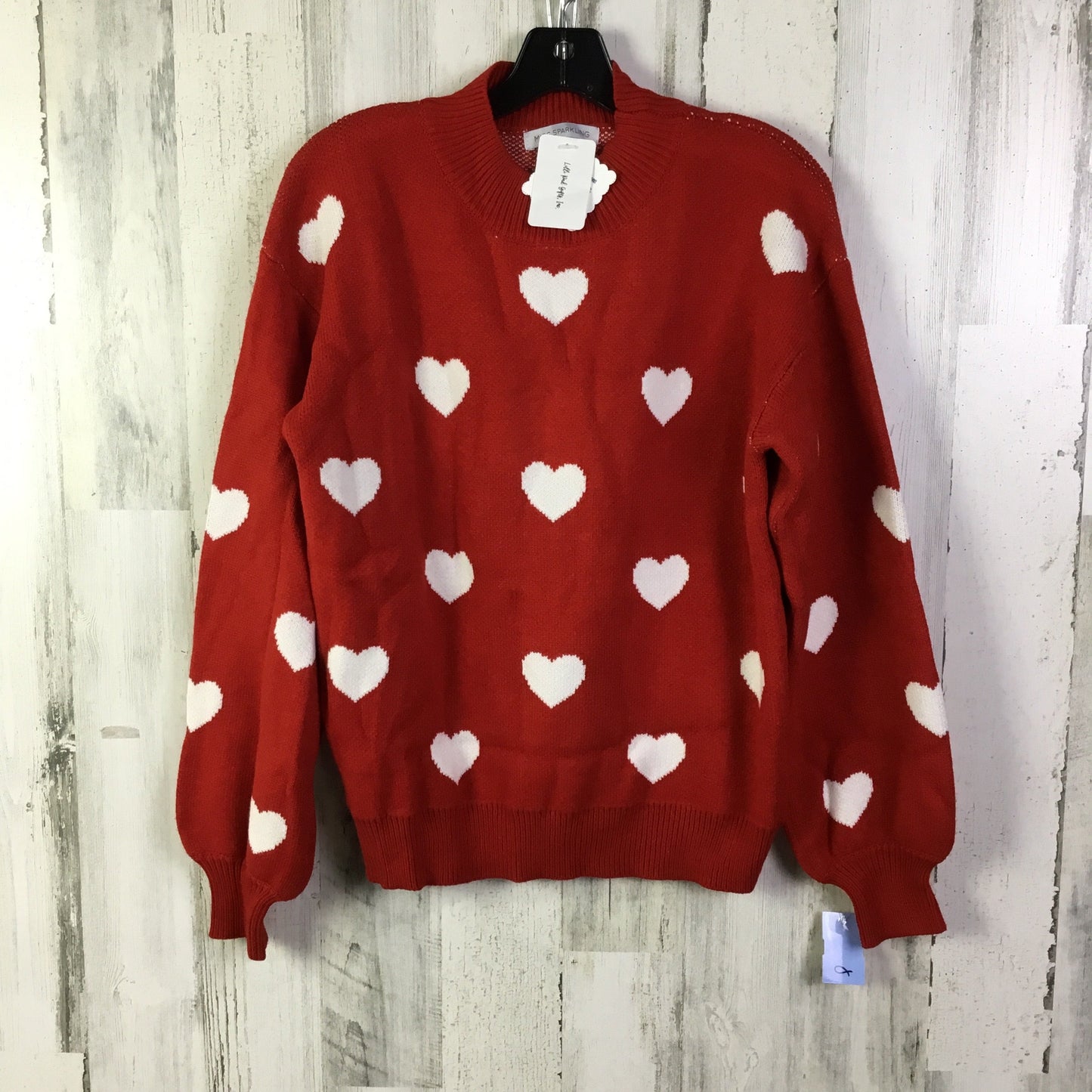 Sweater By Clothes Mentor In Red, Size: S