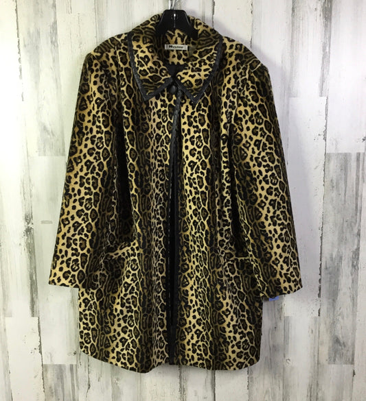 Coat Peacoat By Nygard Peter In Animal Print, Size: 1x