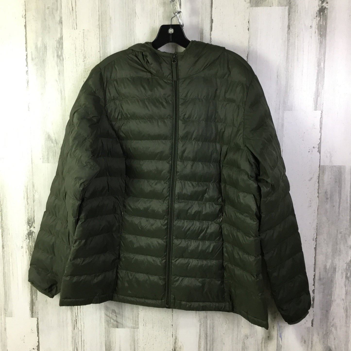 Coat Puffer & Quilted By Amazon Essentials In Green, Size: Xxl