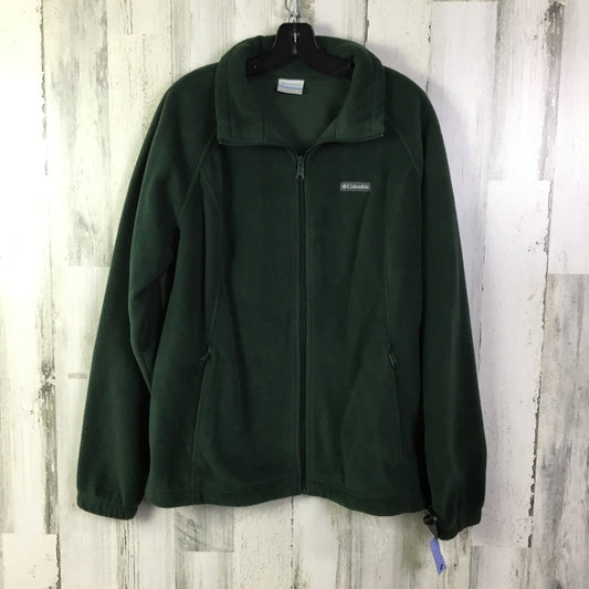 Jacket Fleece By Columbia In Green, Size: Xxl