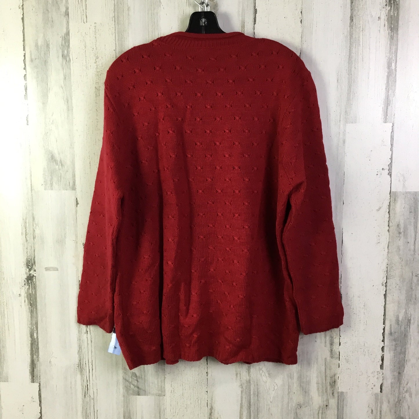 Sweater By Bobbie Brooks In Red, Size: Xl