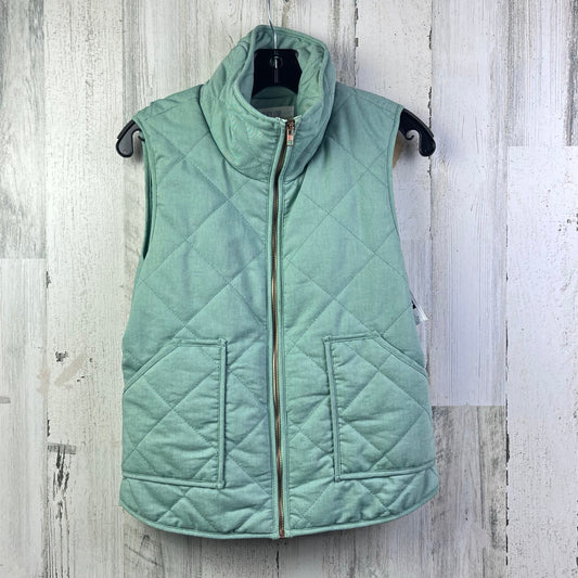 Vest Puffer & Quilted By Peace Love World In Green, Size: S