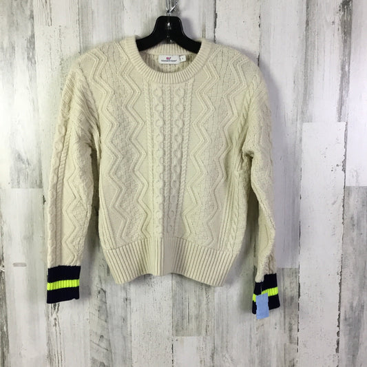 Sweater By Vineyard Vines In Cream, Size: S