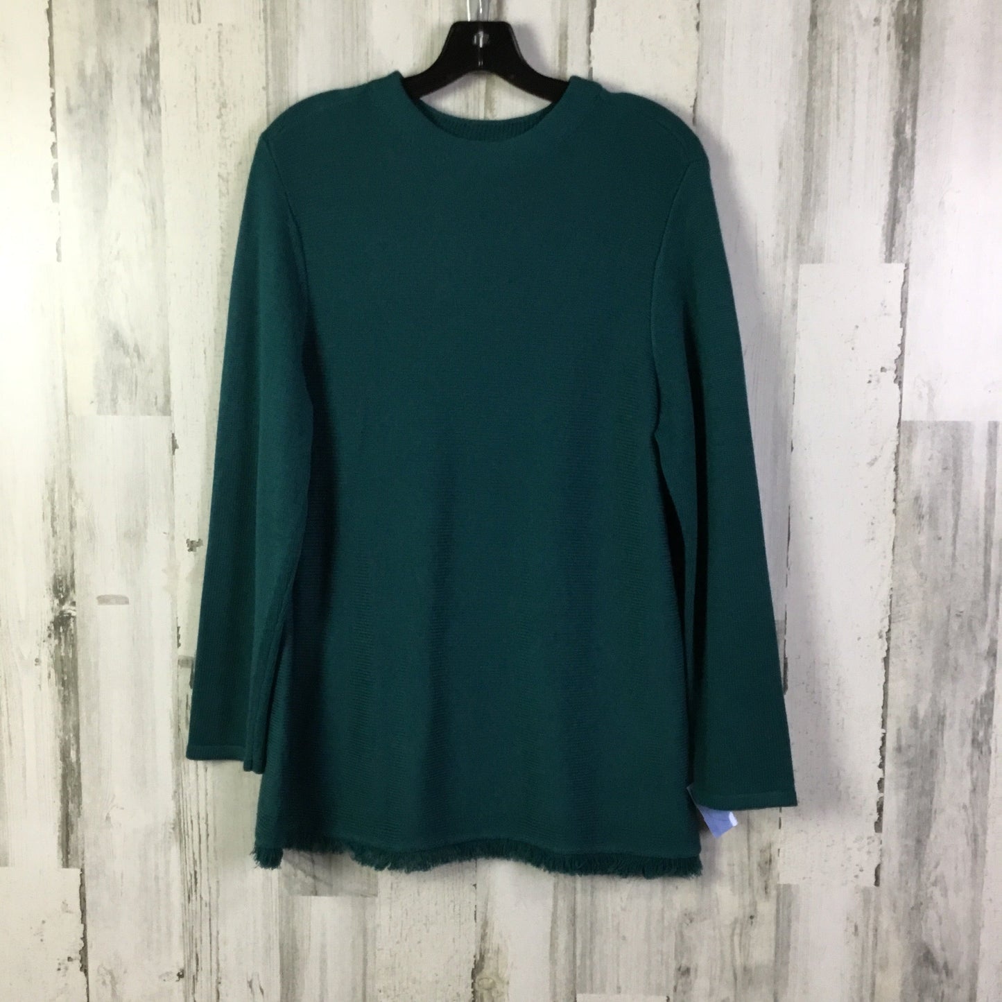 Sweater By Chicos In Teal, Size: Xl